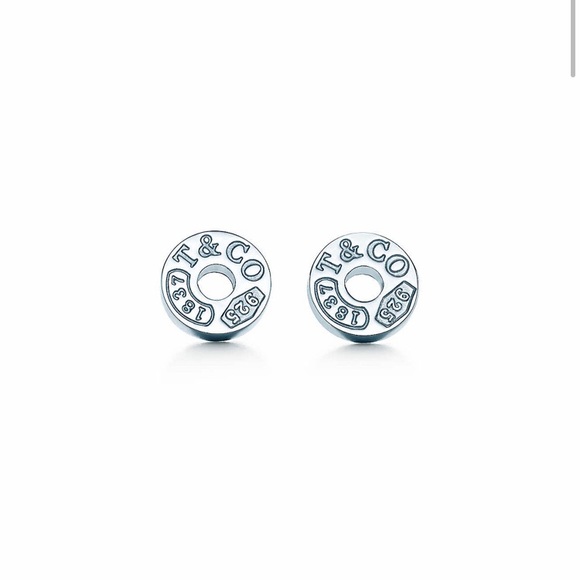 Tiffany & Co. Jewelry - Tiffany & Co Sterling Silver 1837 Circle Earrings